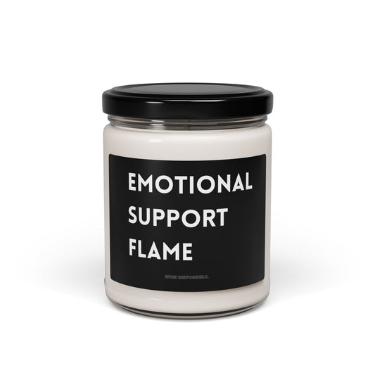 Emotional Support Flame — 9oz Scented Soy Candle