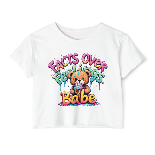 Copy of Revolution Unicorn Women’s Festival Crop Top - Fun & Vibrant Graphic Tee