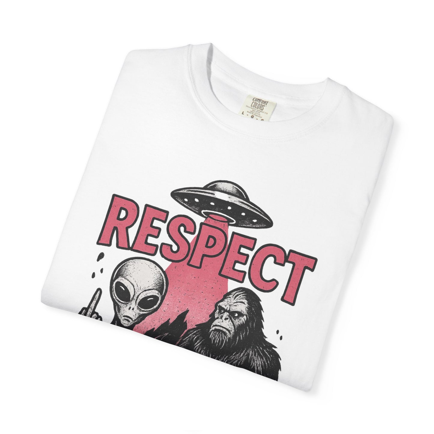 Cryptid Unisex T-shirt - Respect the Locals Humorous Tee