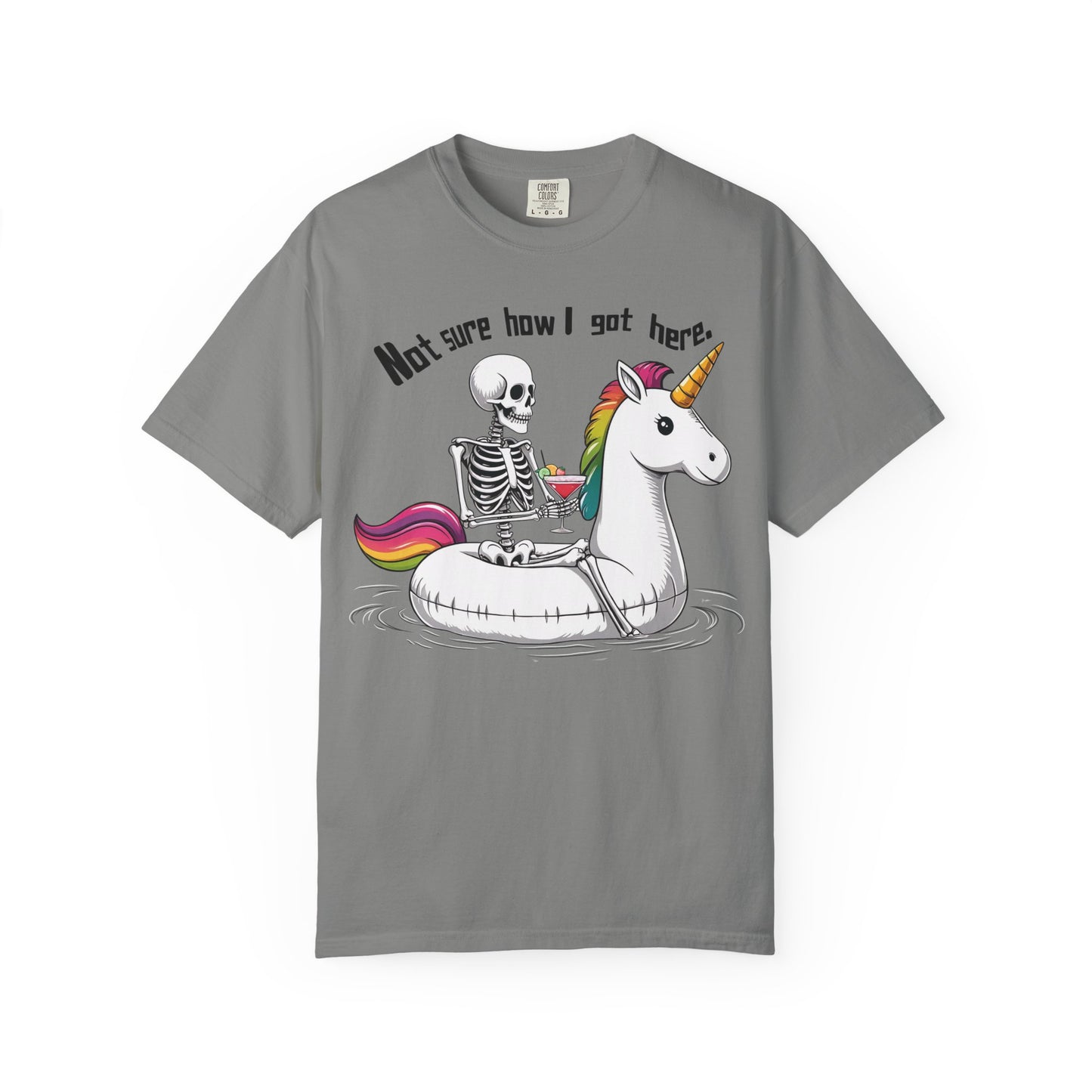 Whimsical Skeleton Unicorn T-Shirt
