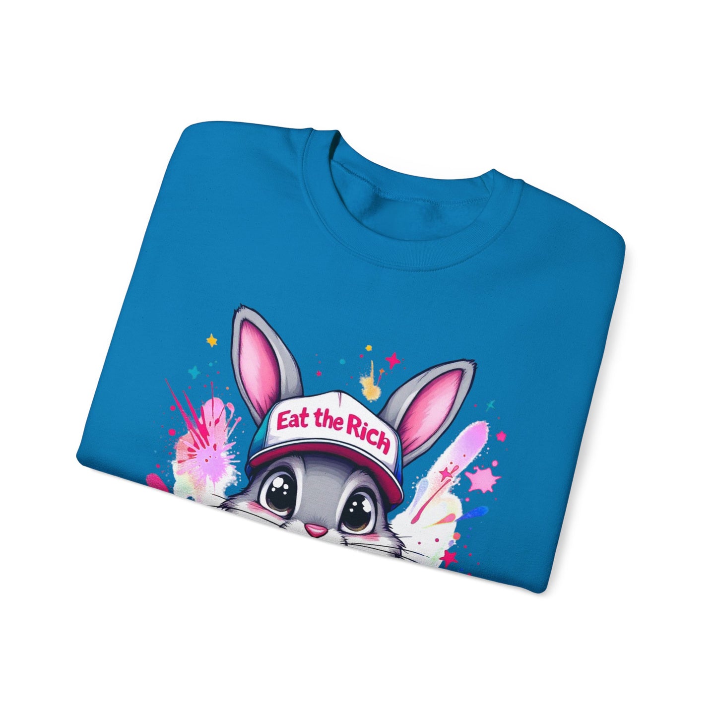 Eat the Rich Bunny Crewneck Sweatshirt