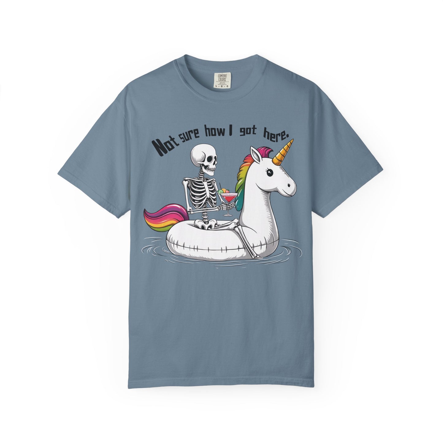 Whimsical Skeleton Unicorn T-Shirt