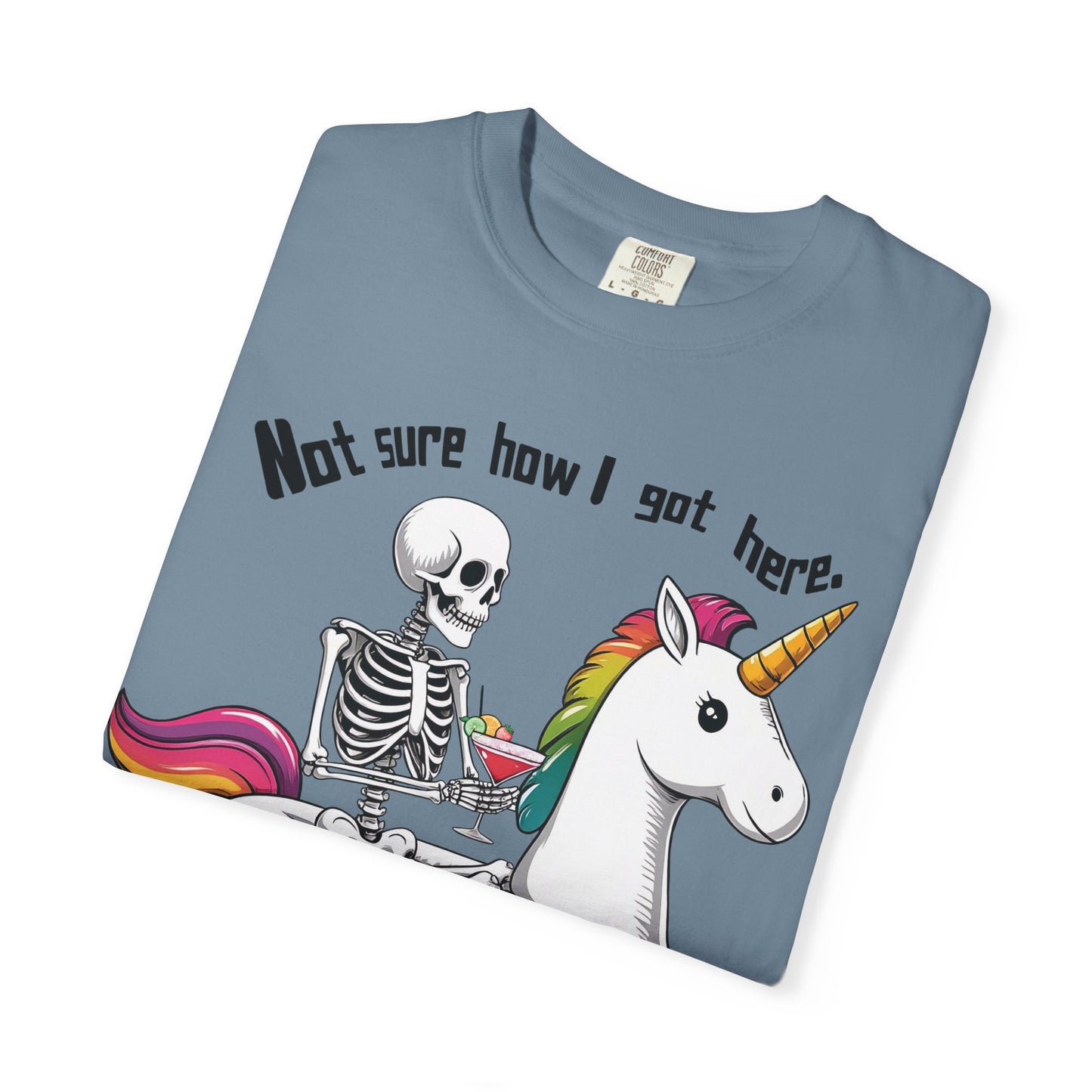 Whimsical Skeleton Unicorn T-Shirt