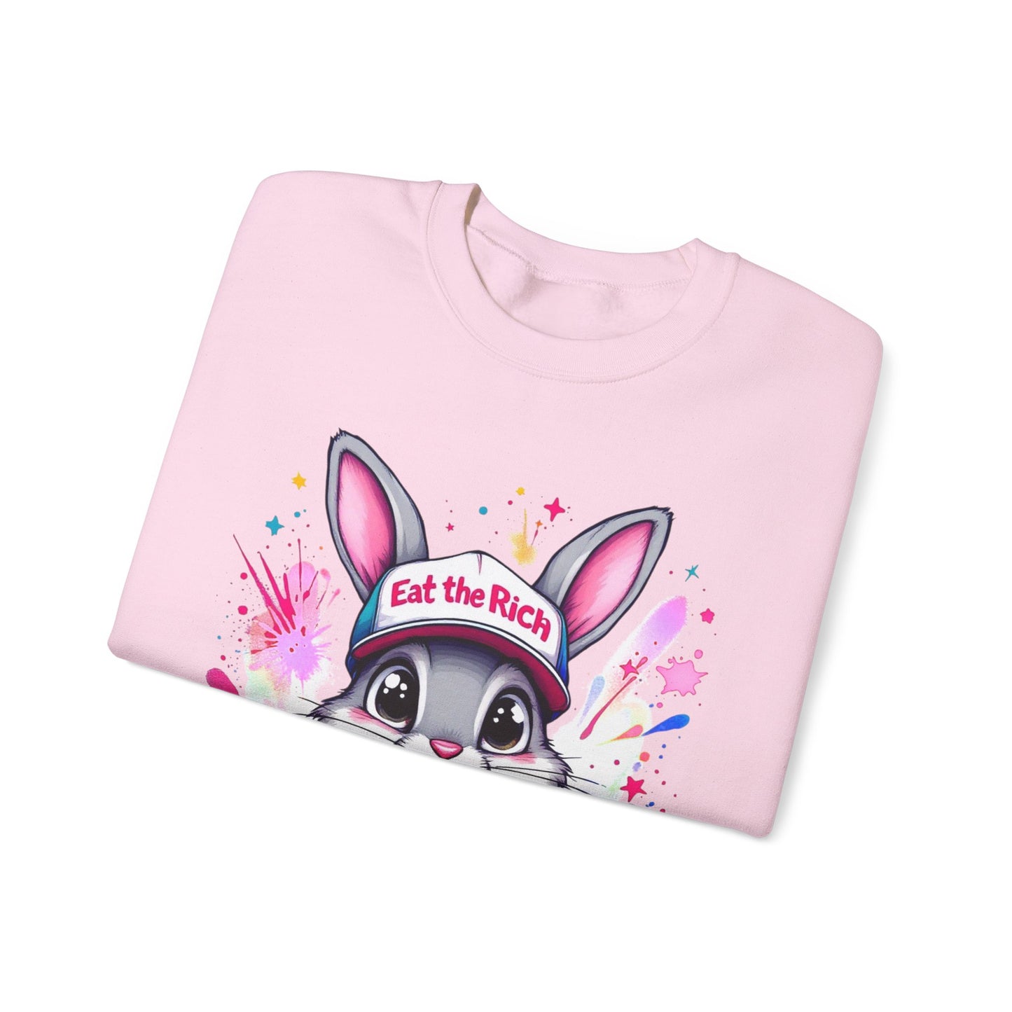 Eat the Rich Bunny Crewneck Sweatshirt