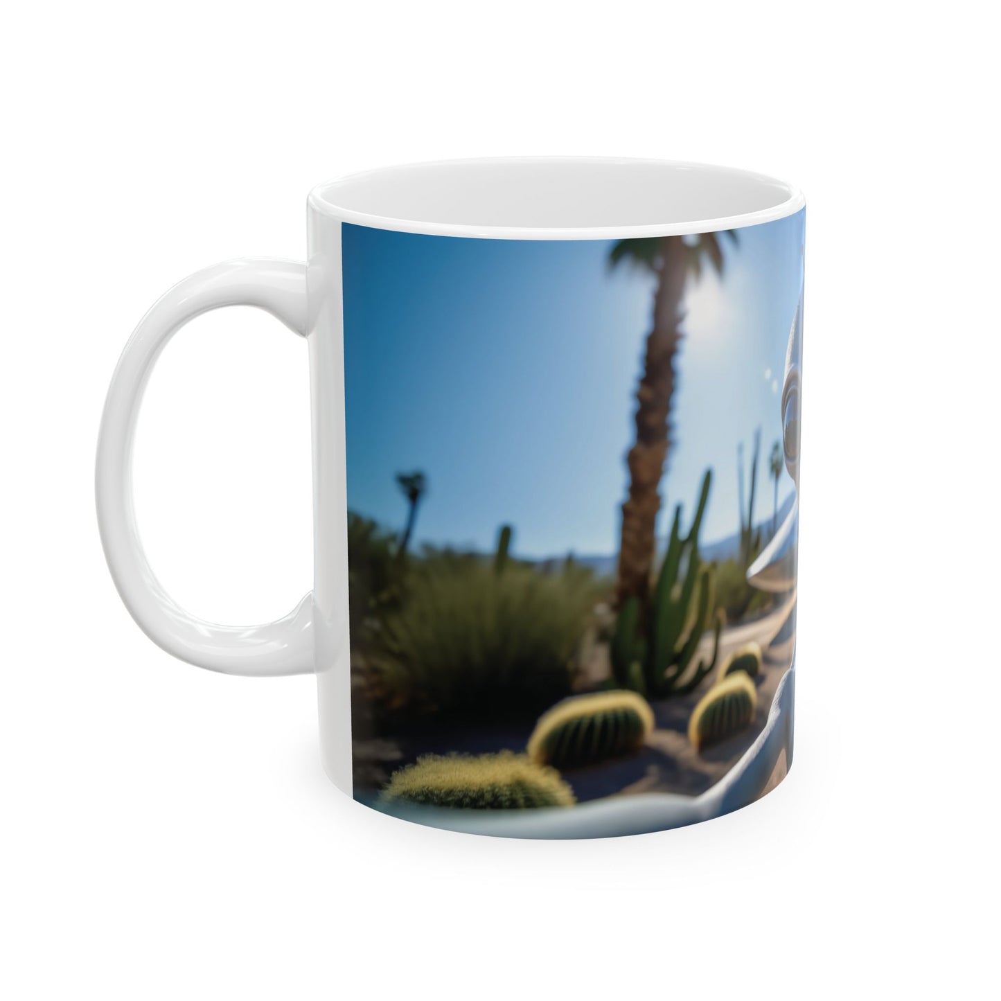 Alien Selfie Ceramic Mug