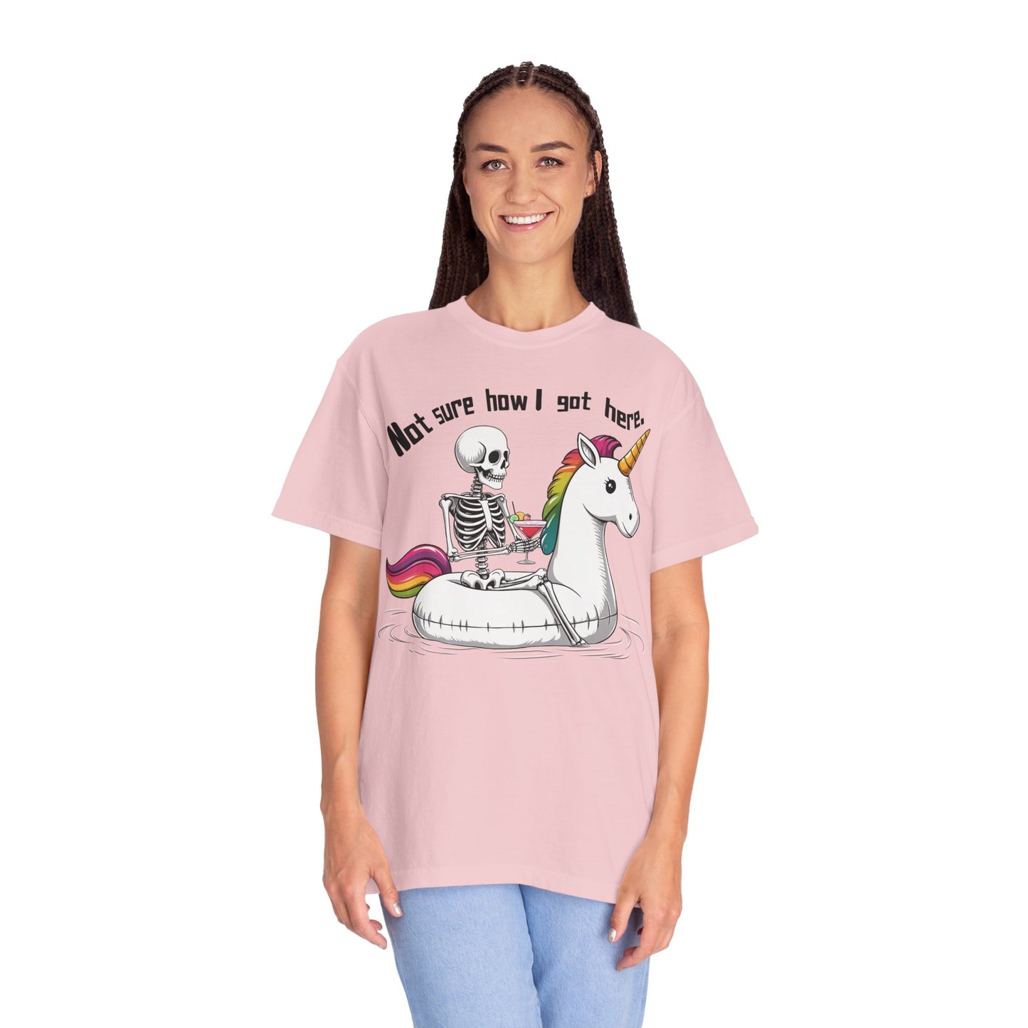 Whimsical Skeleton Unicorn T-Shirt