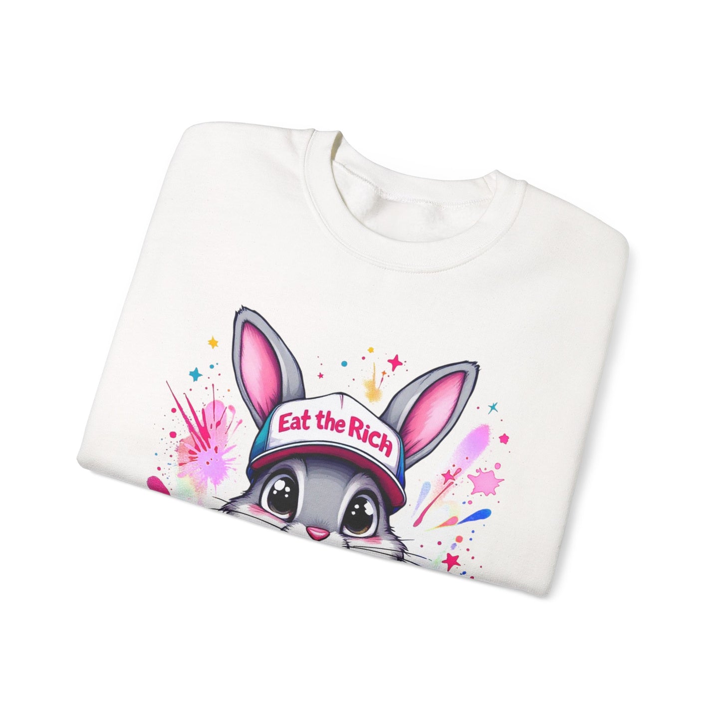 Eat the Rich Bunny Crewneck Sweatshirt