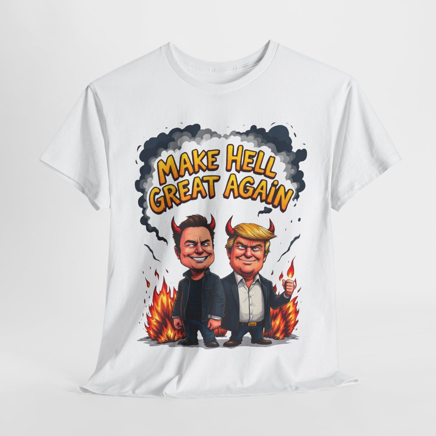 Make Hell Great Again Unisex Heavy Cotton Tee