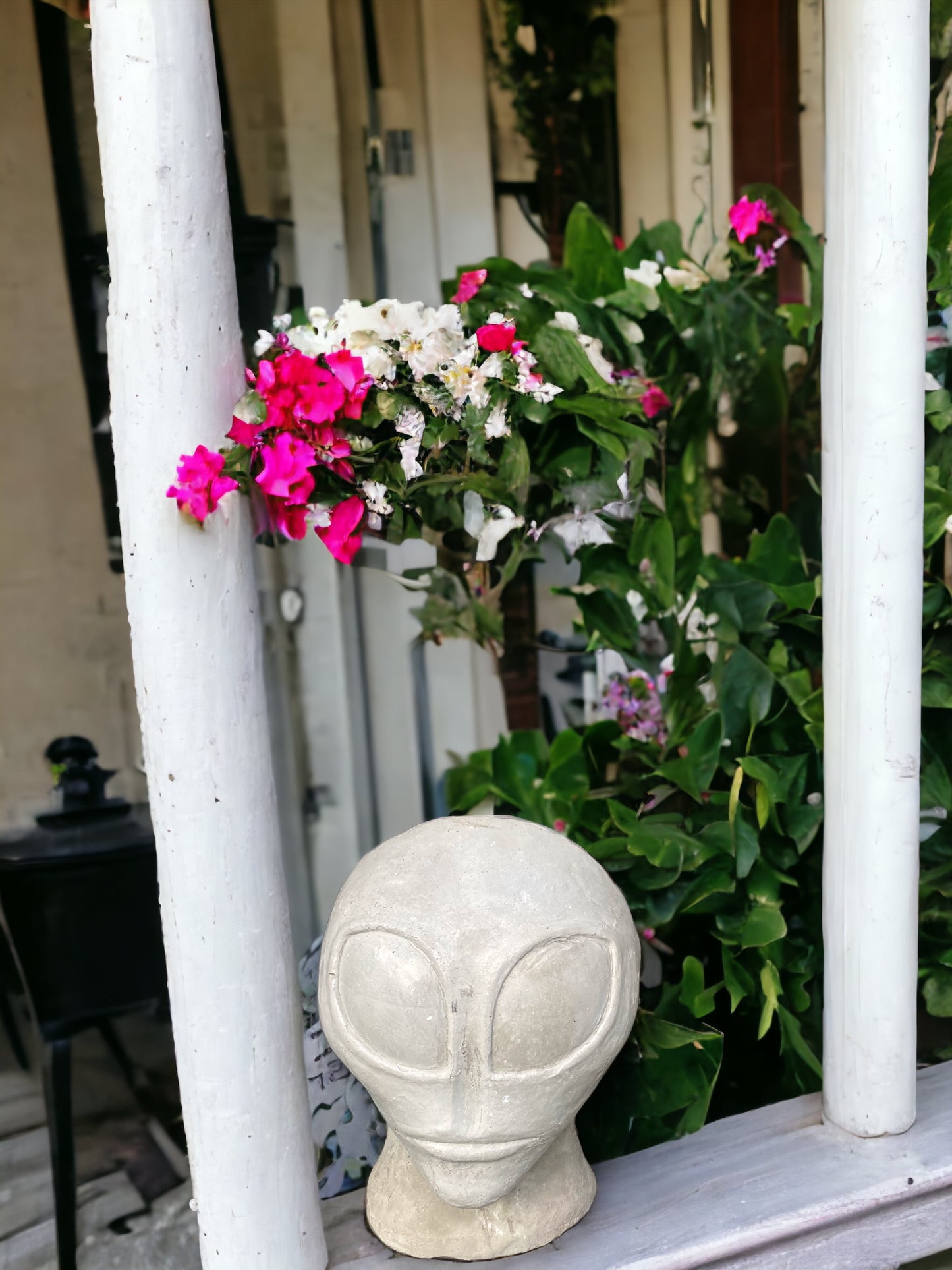 Concrete Alien Planter
