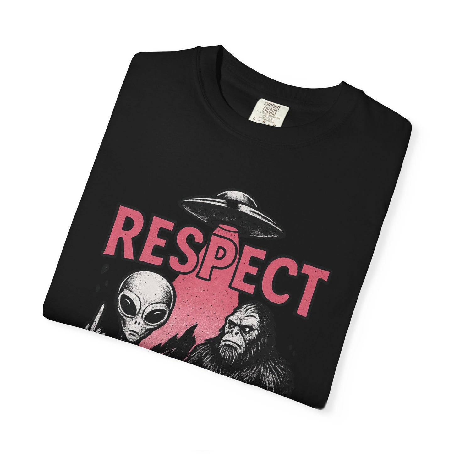 Cryptid Unisex T-shirt - Respect the Locals Humorous Tee