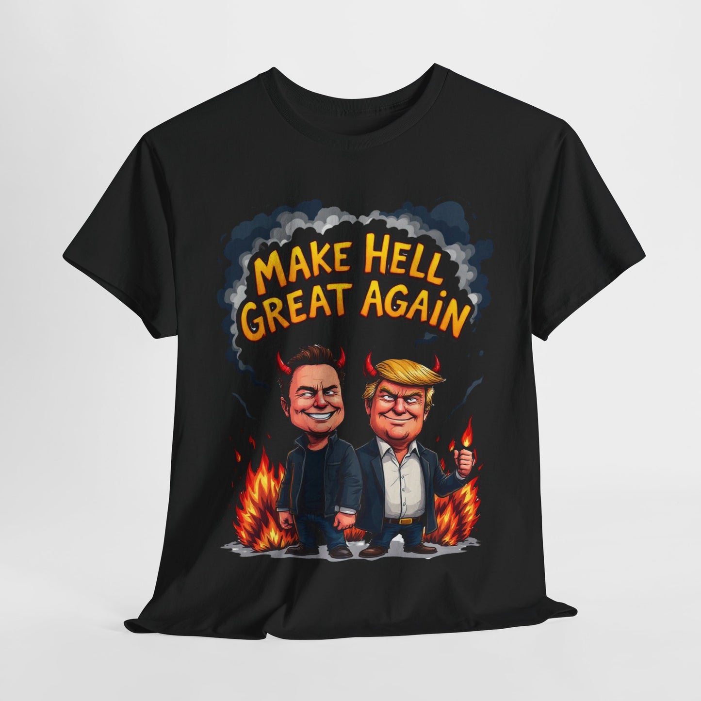 Make Hell Great Again Unisex Heavy Cotton Tee