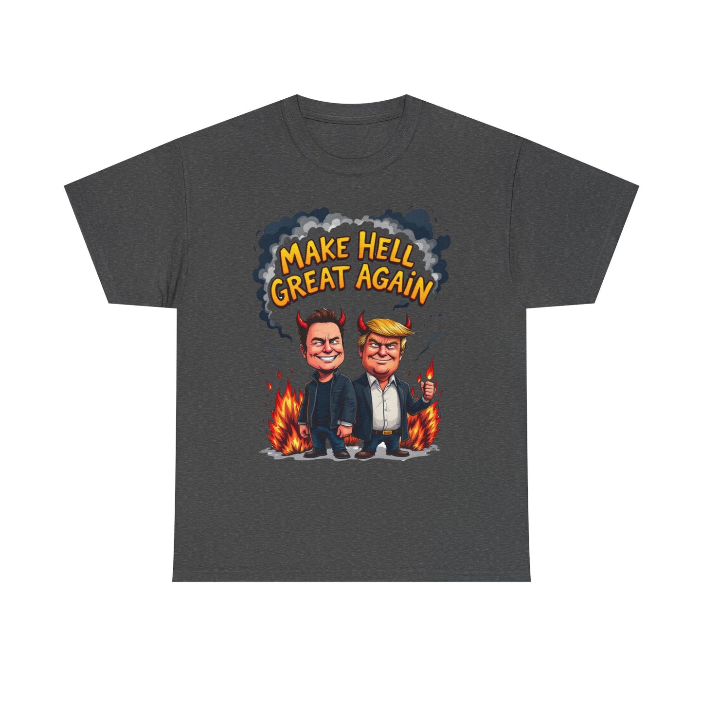 Make Hell Great Again Unisex Heavy Cotton Tee