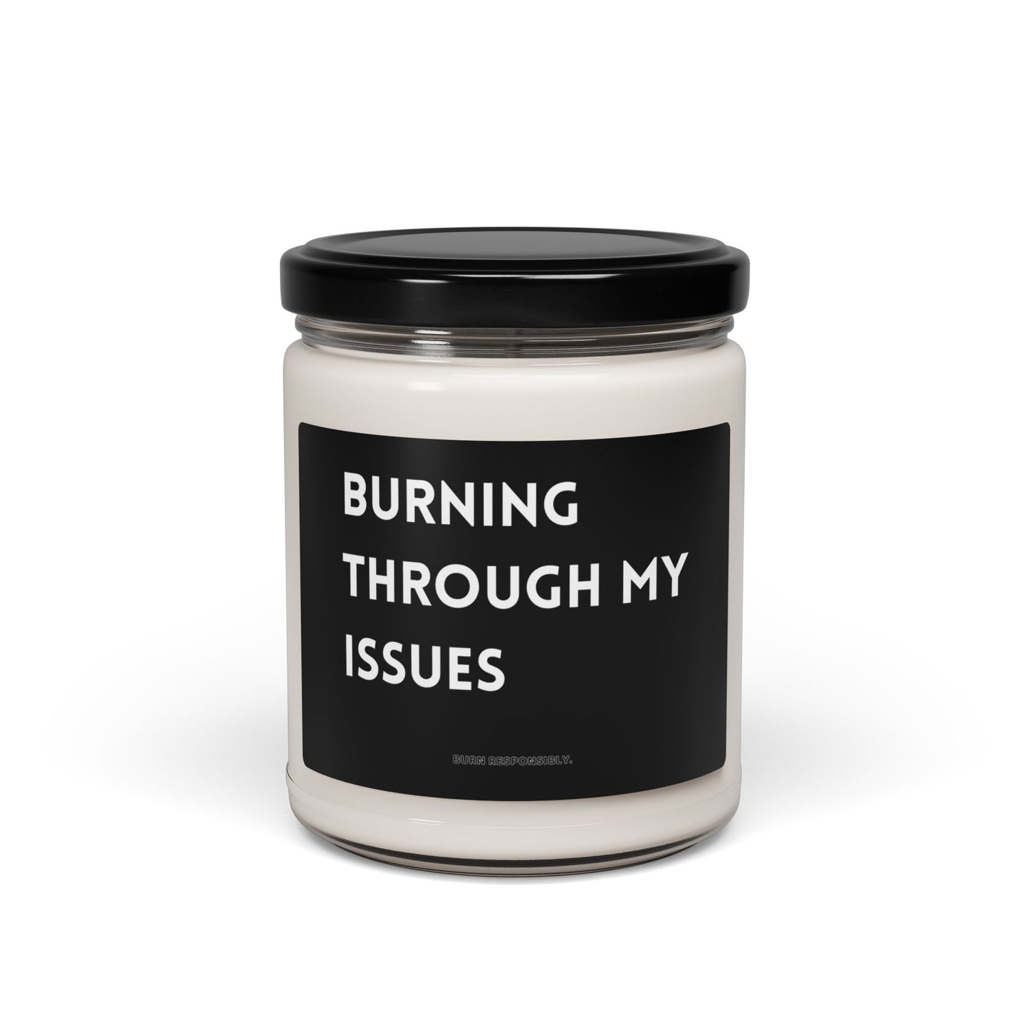 Burning Through My Issues — Scented Soy Candle (9oz)