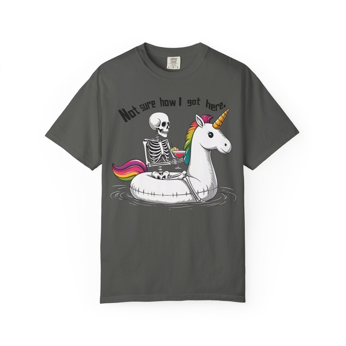 Whimsical Skeleton Unicorn T-Shirt