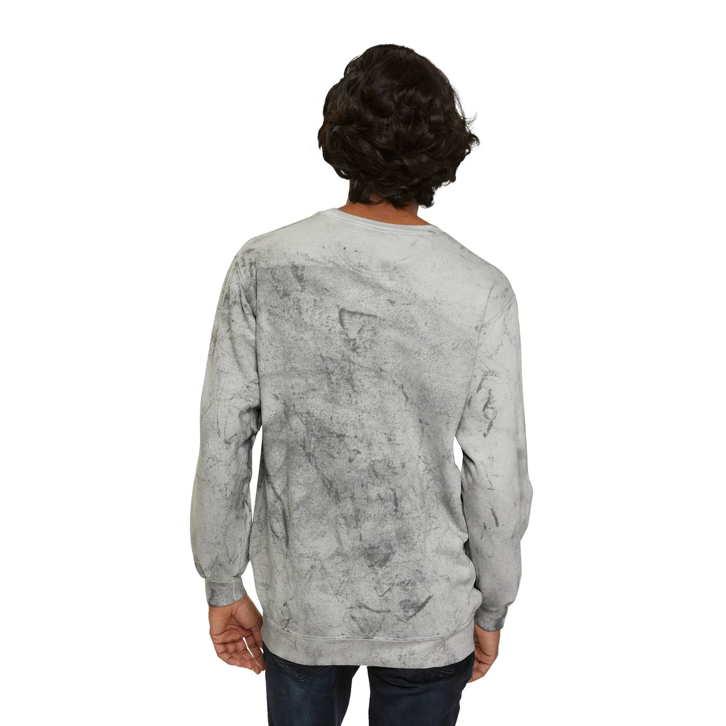'You Remind Me That I’m Psycho' Marble Tie-Dye Crewneck Sweatshirt