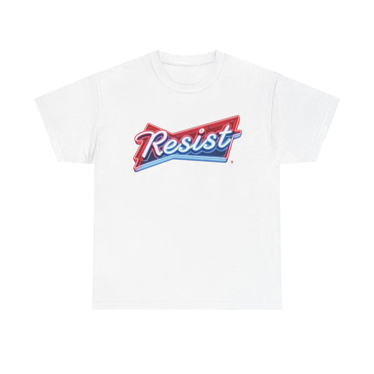 Resist Neon Sign US Politics Tee