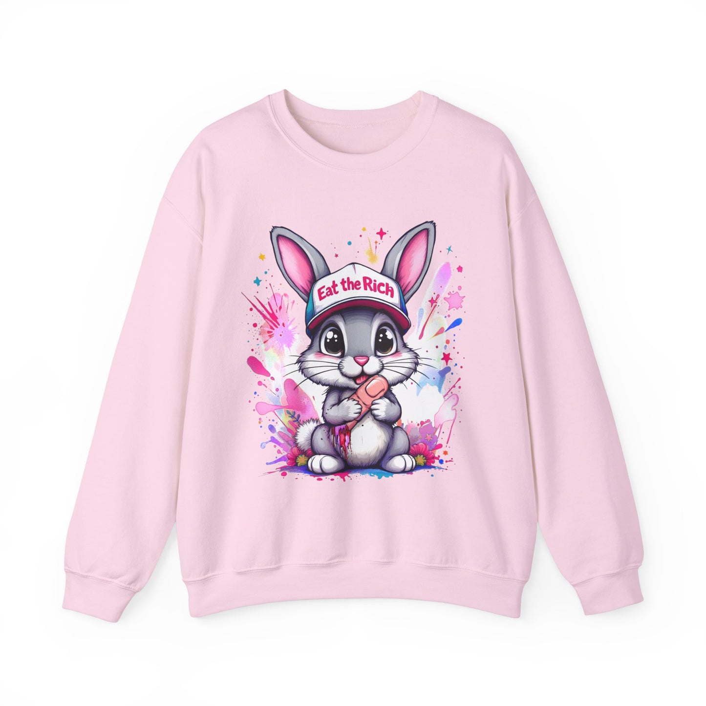 Eat the Rich Bunny Crewneck Sweatshirt