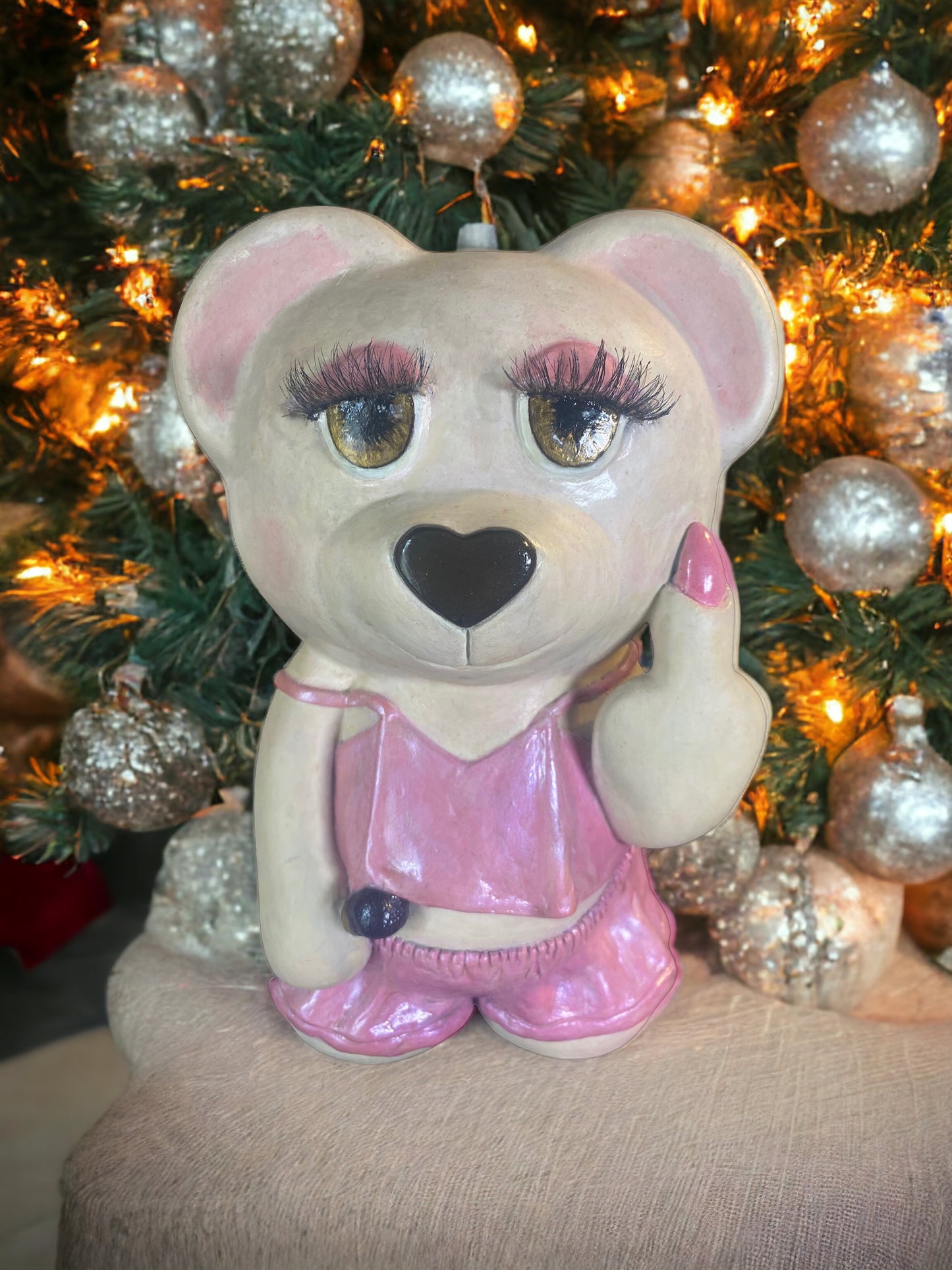 Boys Lie Breakup Bear Art Sculptures (made to order)