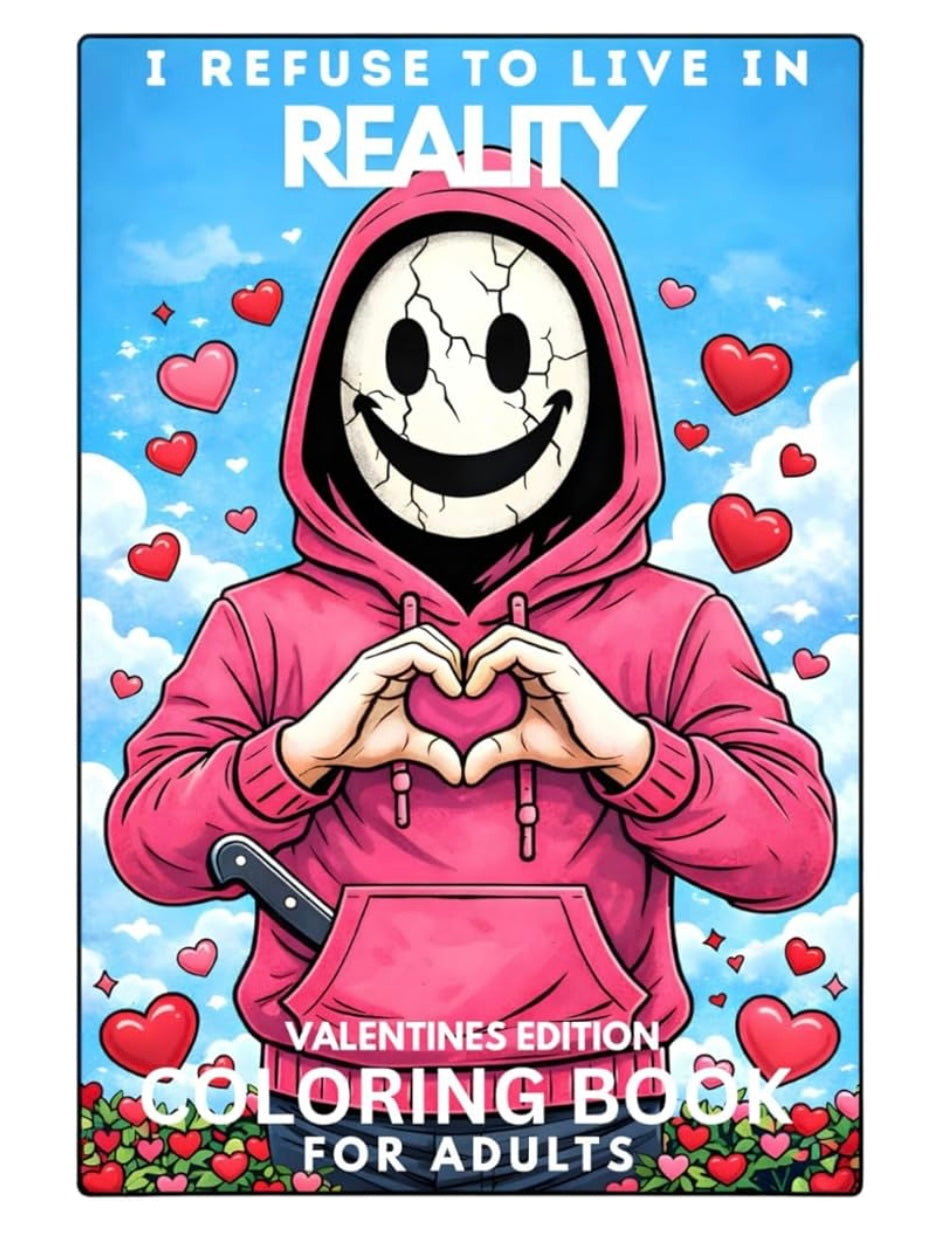 Cryptid Valentine Bundle: Coloring Book + Matching Sweatshirt