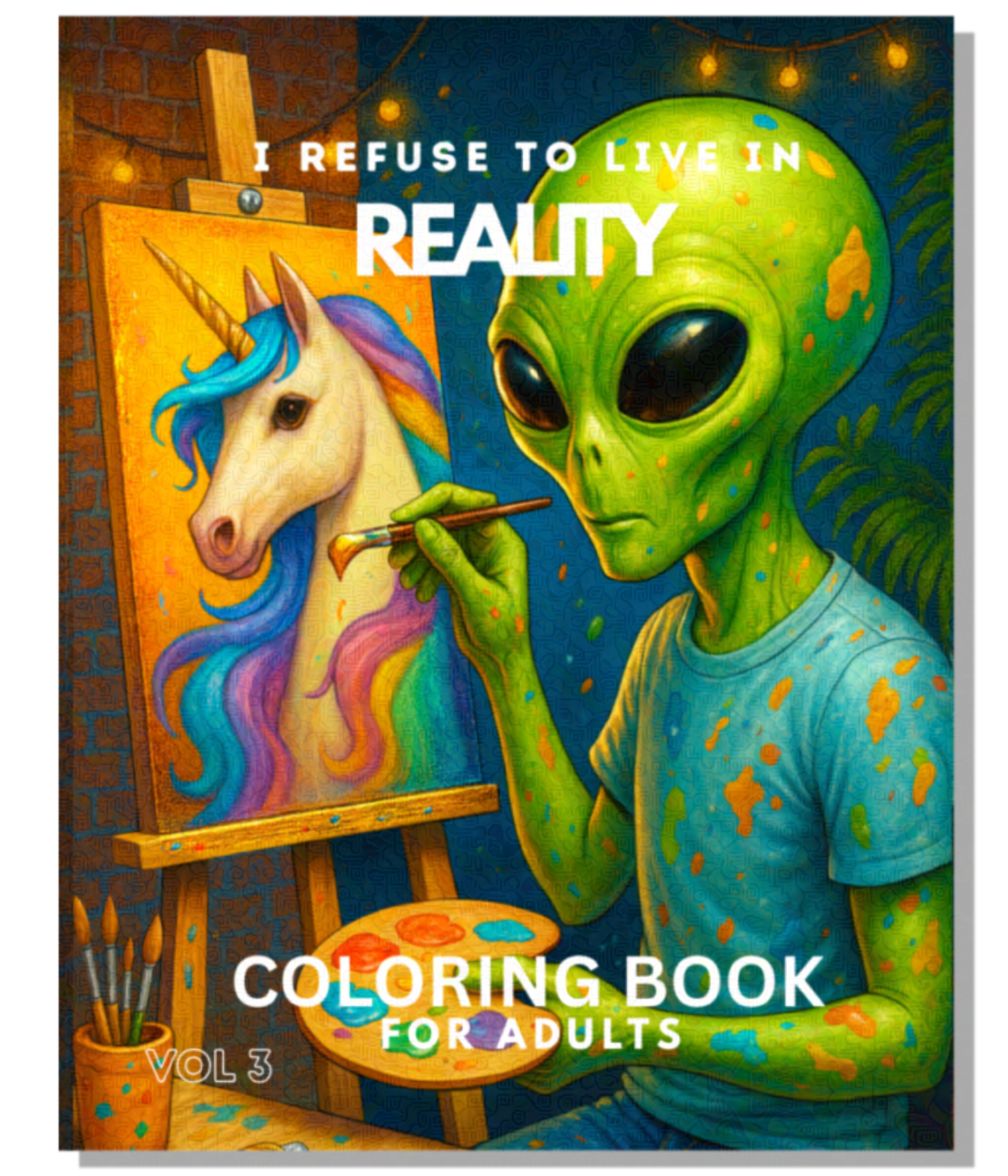 I REFUSE TO LIVE IN REALITY COLORING BOOKS