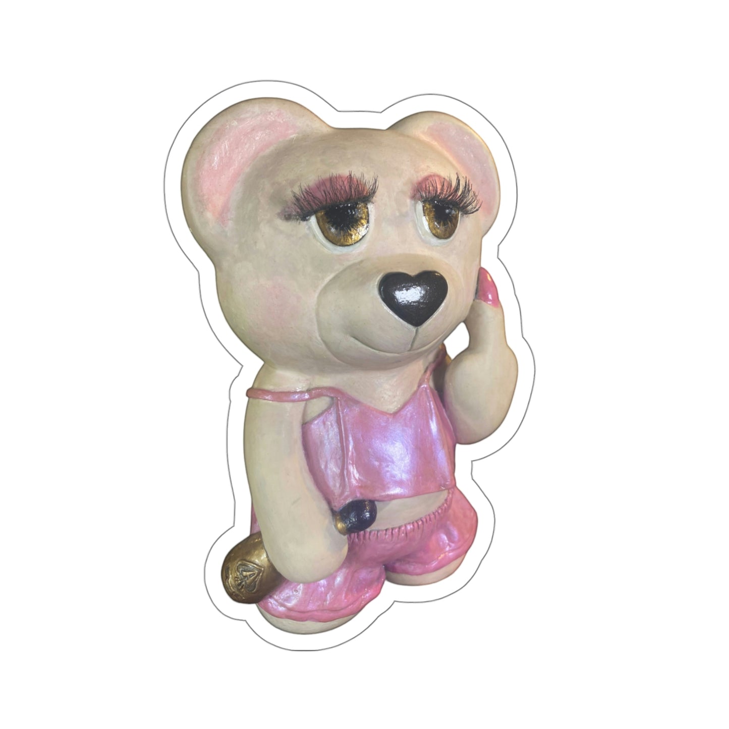 Boys Lie Breakup Bear Sticker
