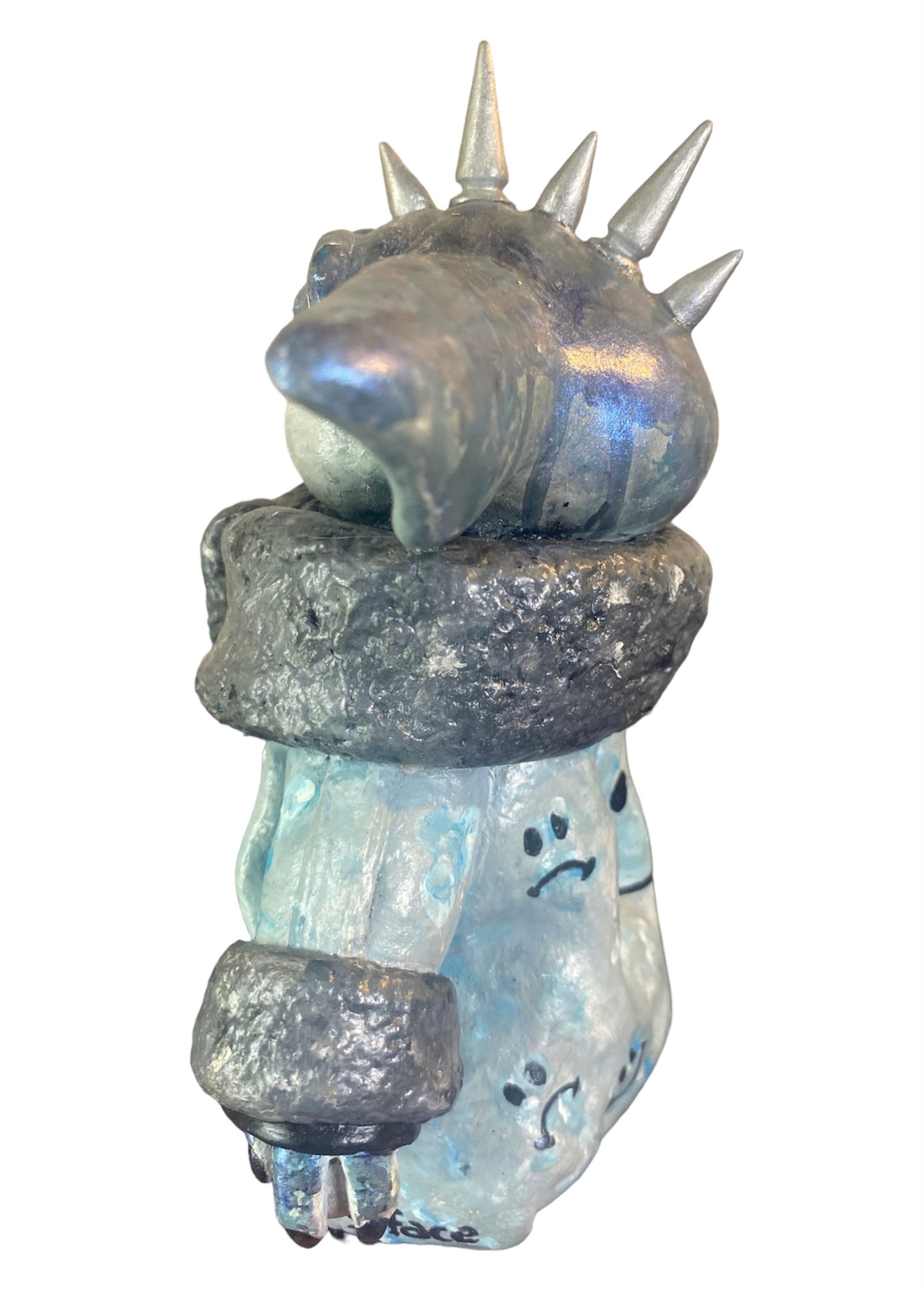 Put on a Happy Face Grogu Art Statue