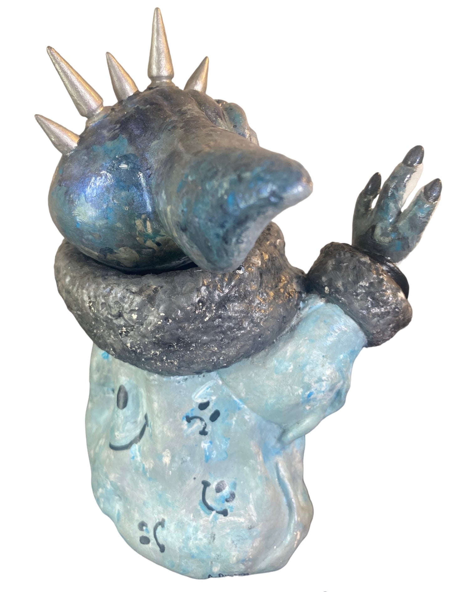 Put on a Happy Face Grogu Art Statue
